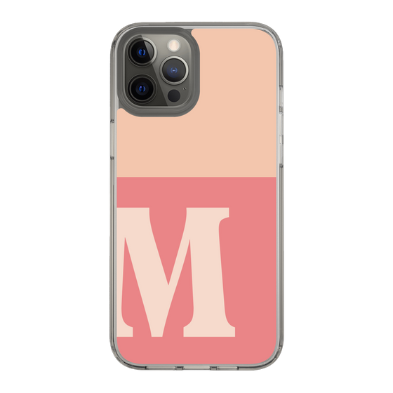 Slim Protection Case［ Original - initial two tone - M pink ］