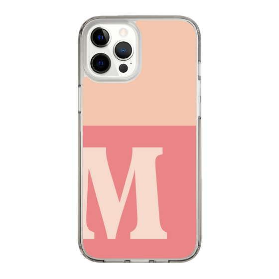 Slim Protection Case［ Original - initial two tone - M pink ］