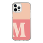 Slim Protection Case［ Original - initial two tone - M pink ］