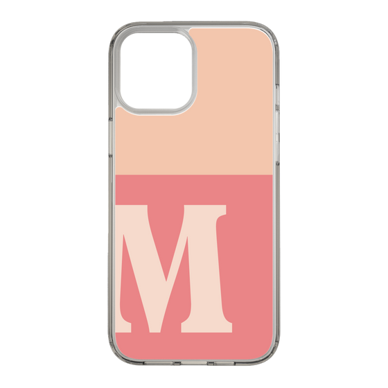 Slim Protection Case［ Original - initial two tone - M pink ］
