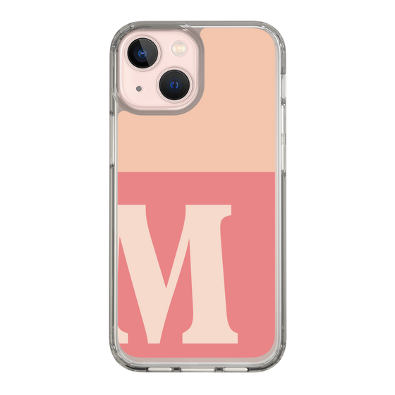 Slim Protection Case［ Original - initial two tone - M pink ］