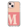 Slim Protection Case［ Original - initial two tone - M pink ］