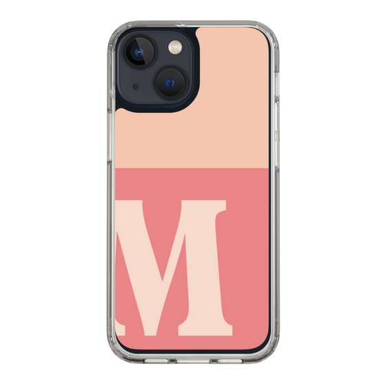 Slim Protection Case［ Original - initial two tone - M pink ］