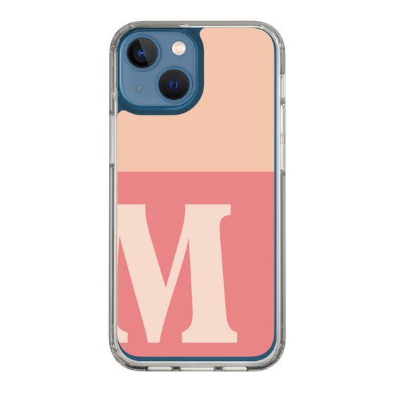 Slim Protection Case［ Original - initial two tone - M pink ］