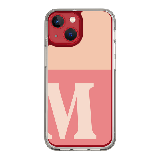 Slim Protection Case［ Original - initial two tone - M pink ］