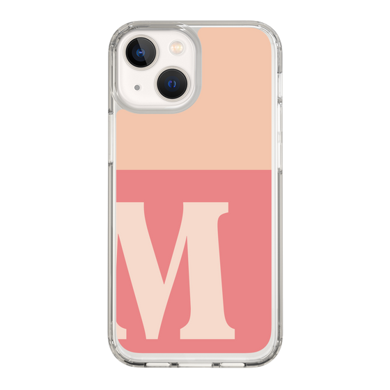 Slim Protection Case［ Original - initial two tone - M pink ］