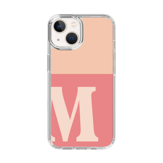 Slim Protection Case［ Original - initial two tone - M pink ］
