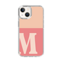 Slim Protection Case［ Original - initial two tone - M pink ］