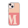 Slim Protection Case［ Original - initial two tone - M pink ］