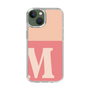 Slim Protection Case［ Original - initial two tone - M pink ］