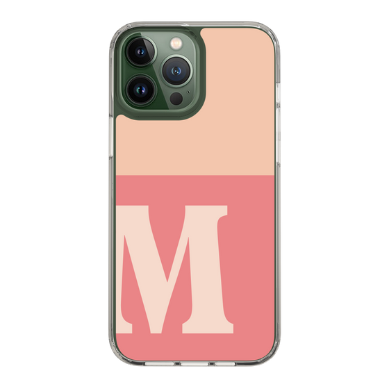 Slim Protection Case［ Original - initial two tone - M pink ］