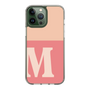 Slim Protection Case［ Original - initial two tone - M pink ］