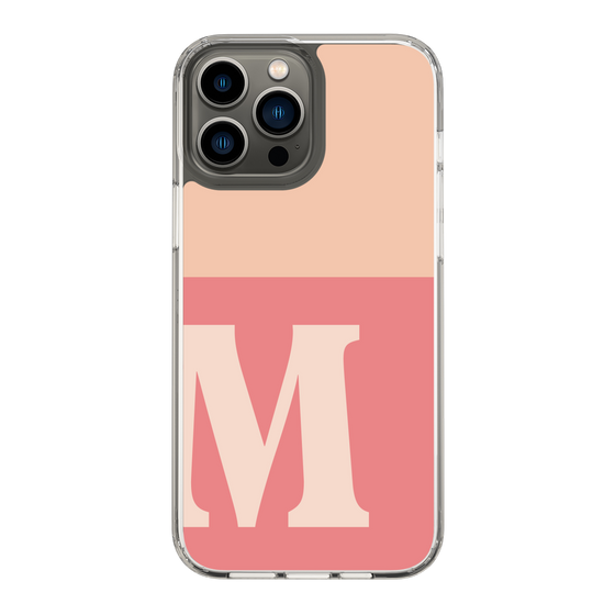 Slim Protection Case［ Original - initial two tone - M pink ］
