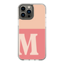 Slim Protection Case［ Original - initial two tone - M pink ］