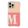 Slim Protection Case［ Original - initial two tone - M pink ］