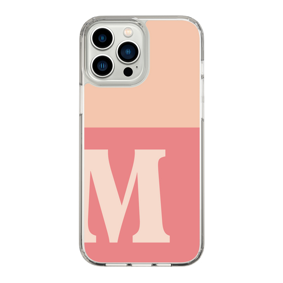 Slim Protection Case［ Original - initial two tone - M pink ］