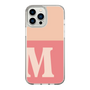 Slim Protection Case［ Original - initial two tone - M pink ］