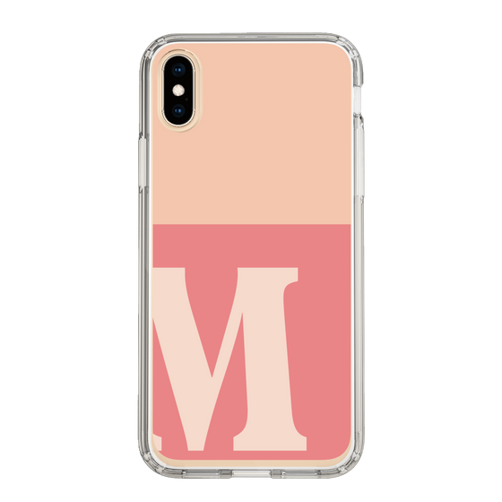Slim Protection Case［ Original - initial two tone - M pink ］