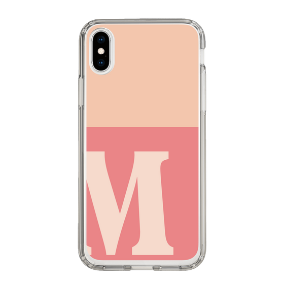 Slim Protection Case［ Original - initial two tone - M pink ］