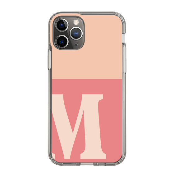 Slim Protection Case［ Original - initial two tone - M pink ］