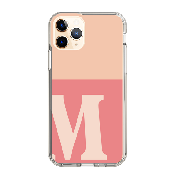 Slim Protection Case［ Original - initial two tone - M pink ］