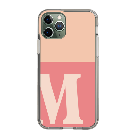 Slim Protection Case［ Original - initial two tone - M pink ］