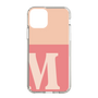 Slim Protection Case［ Original - initial two tone - M pink ］
