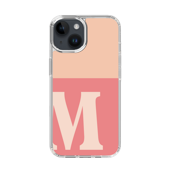 Slim Protection Case［ Original - initial two tone - M pink ］