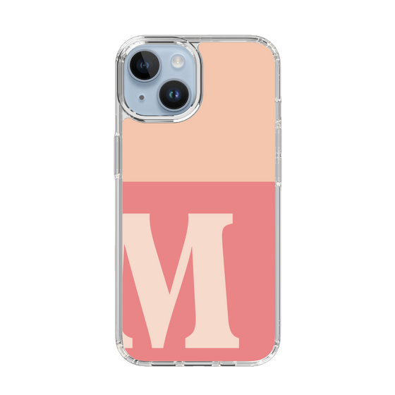 Slim Protection Case［ Original - initial two tone - M pink ］