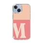 Slim Protection Case［ Original - initial two tone - M pink ］