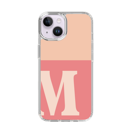 Slim Protection Case［ Original - initial two tone - M pink ］