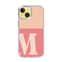 Slim Protection Case［ Original - initial two tone - M pink ］