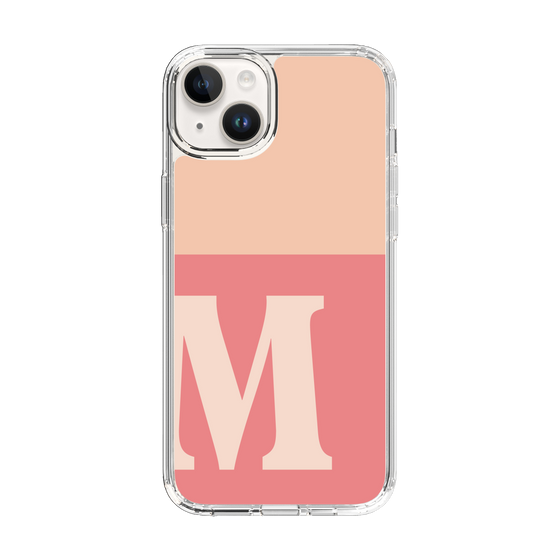 Slim Protection Case［ Original - initial two tone - M pink ］