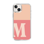 Slim Protection Case［ Original - initial two tone - M pink ］