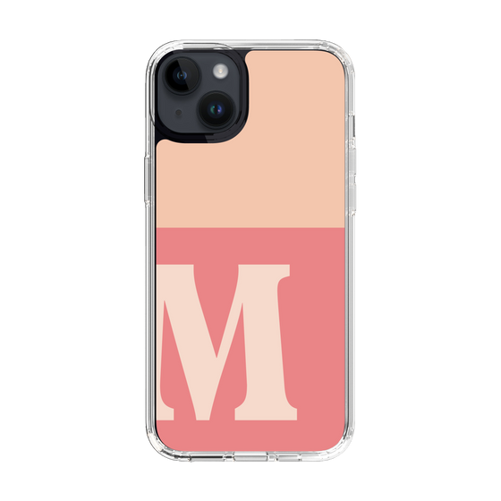 Slim Protection Case［ Original - initial two tone - M pink ］