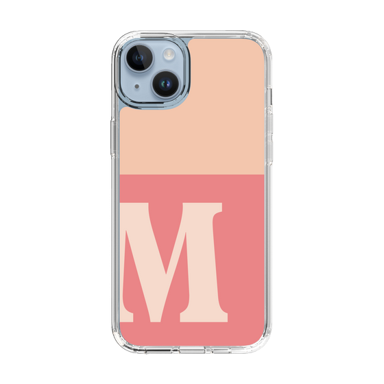 Slim Protection Case［ Original - initial two tone - M pink ］