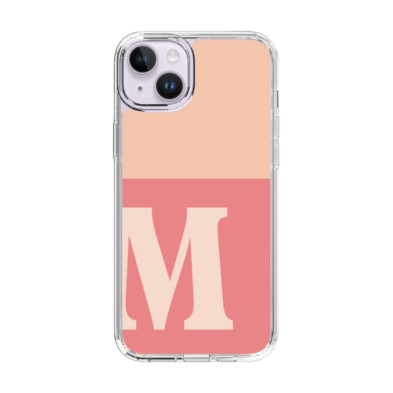 Slim Protection Case［ Original - initial two tone - M pink ］