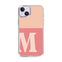 Slim Protection Case［ Original - initial two tone - M pink ］