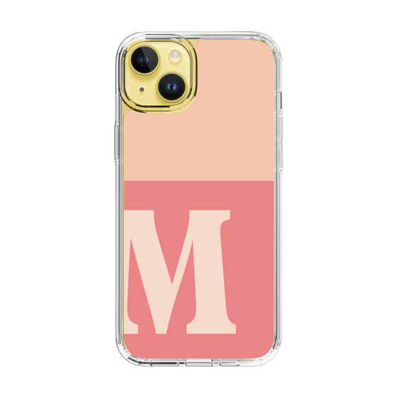 Slim Protection Case［ Original - initial two tone - M pink ］