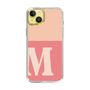 Slim Protection Case［ Original - initial two tone - M pink ］