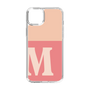 Slim Protection Case［ Original - initial two tone - M pink ］