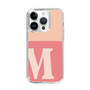Slim Protection Case［ Original - initial two tone - M pink ］