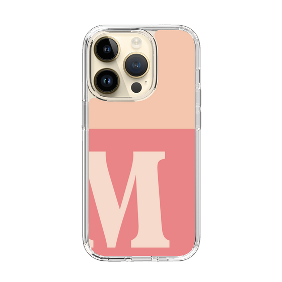 Slim Protection Case［ Original - initial two tone - M pink ］