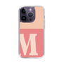 Slim Protection Case［ Original - initial two tone - M pink ］