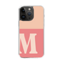 Slim Protection Case［ Original - initial two tone - M pink ］
