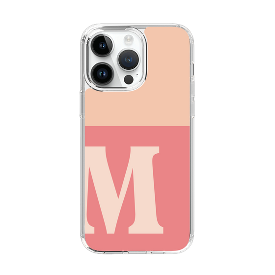 Slim Protection Case［ Original - initial two tone - M pink ］