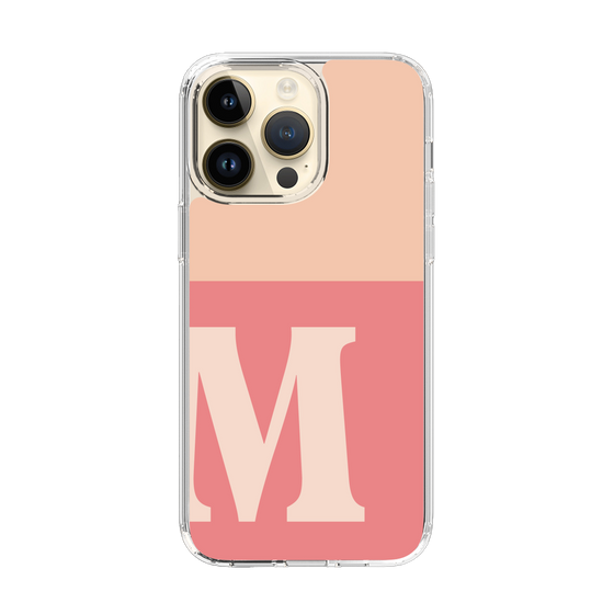 Slim Protection Case［ Original - initial two tone - M pink ］
