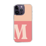 Slim Protection Case［ Original - initial two tone - M pink ］