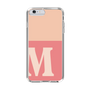 Slim Protection Case［ Original - initial two tone - M pink ］
