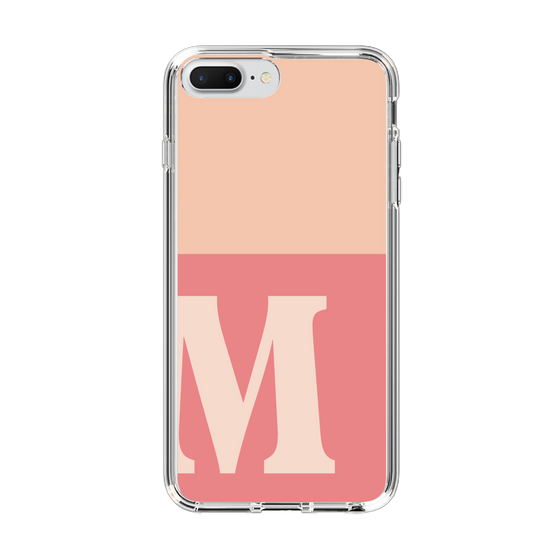Slim Protection Case［ Original - initial two tone - M pink ］